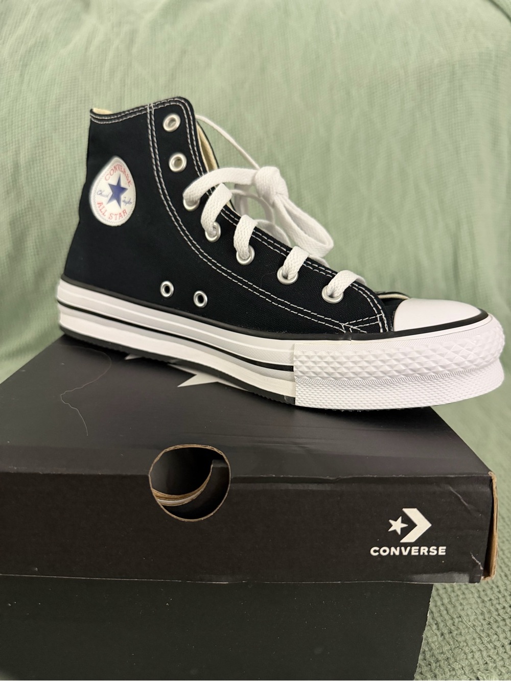 Converse High Top Sneakers Box - Black and White
